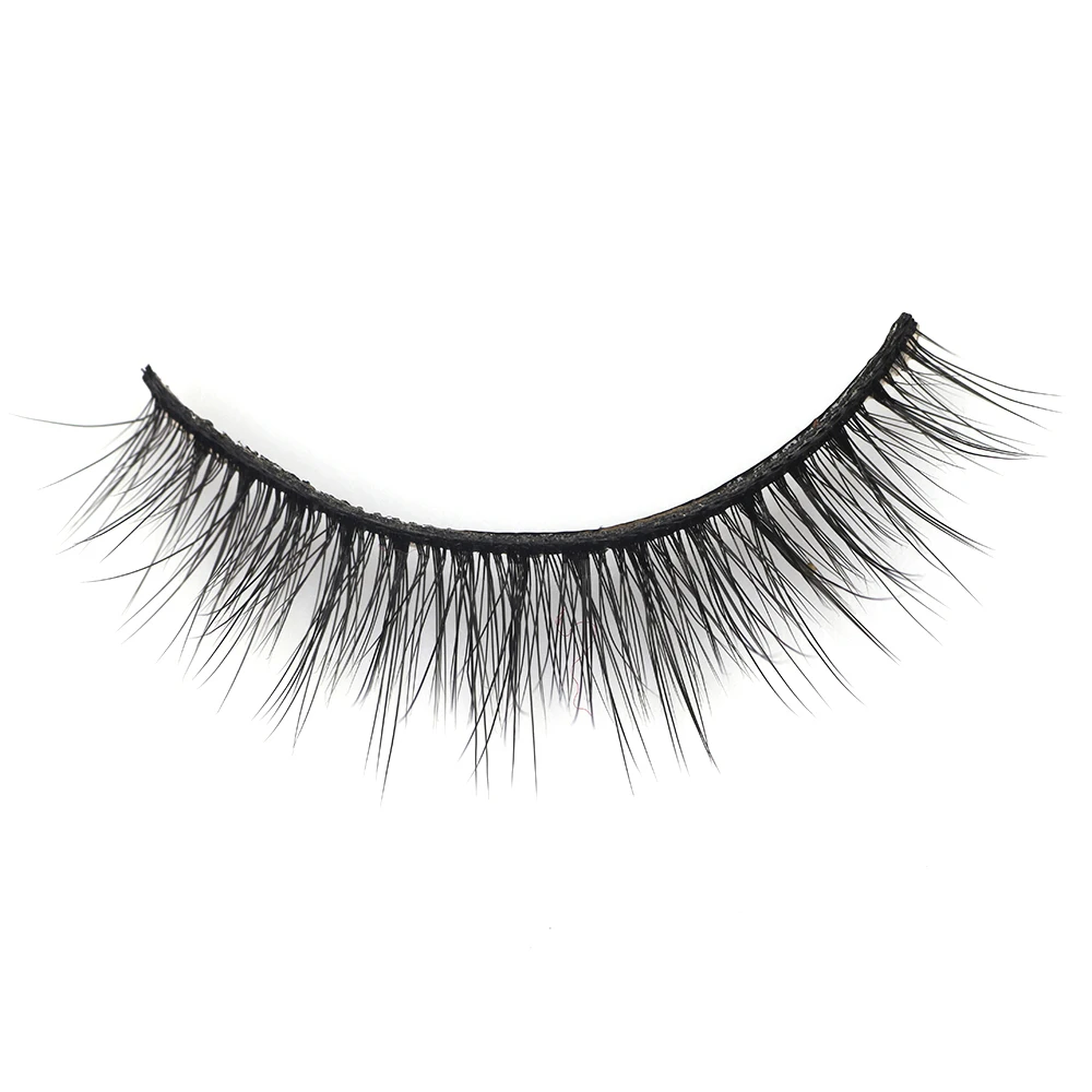 

FX-S23 Sample Free Natural 5D Fake Eyelash Super Soft Eye Lash Cotton Band Hot sell 3D Faux Mink Short Eyelashes