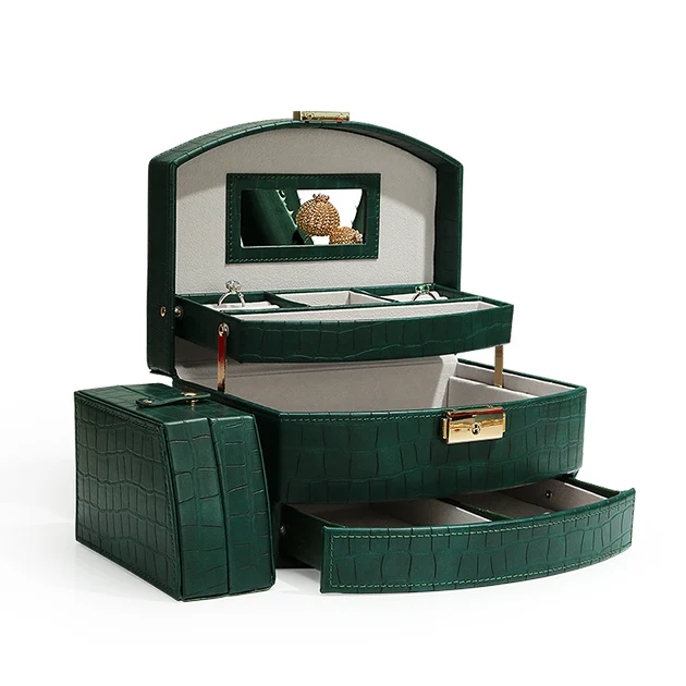 

WYP Necklace Packaging Bracelet Velvet Earring Custom Logo Gift Cosmetic ring Jewelry Organizer Box