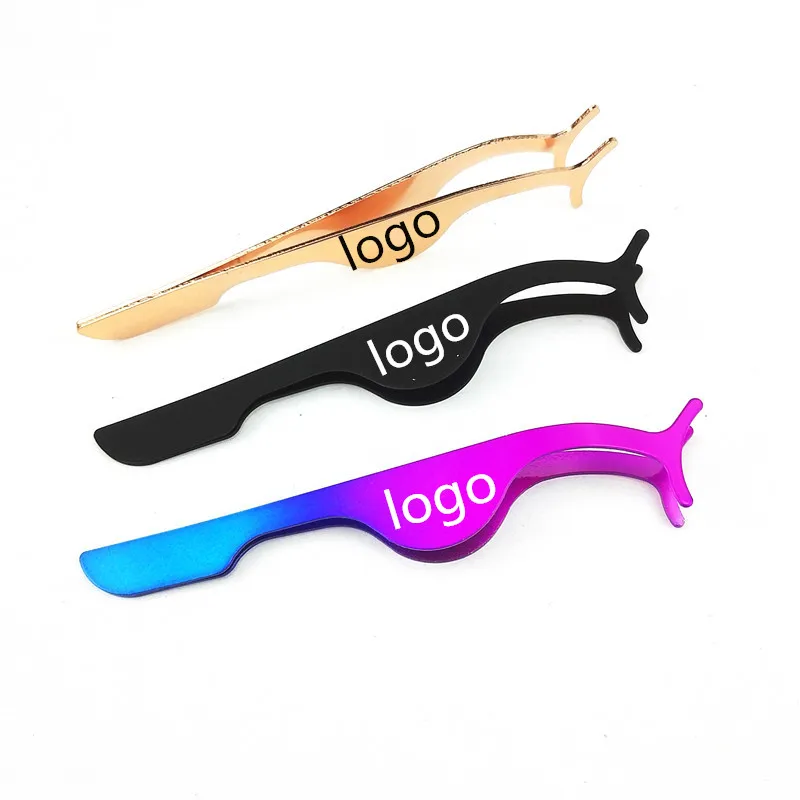 Can Add Your Logo Custom 3d lash extension tweezers eyelash extensions tweezers
