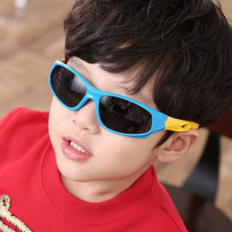 

Windshield UV400 2021 High Quality Sport Children Girl Fashion Outdoor Riding Retro Custom Logo Sunglasses for Boys