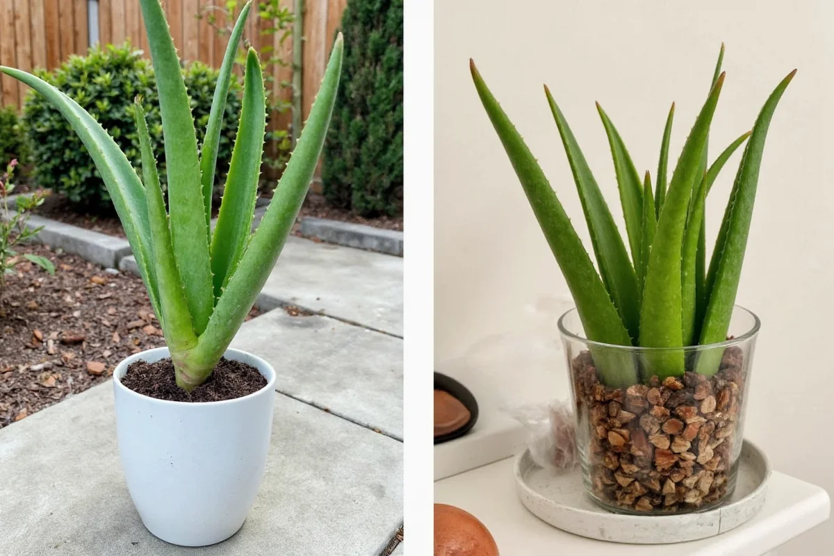 how to plant aloe vera without roots