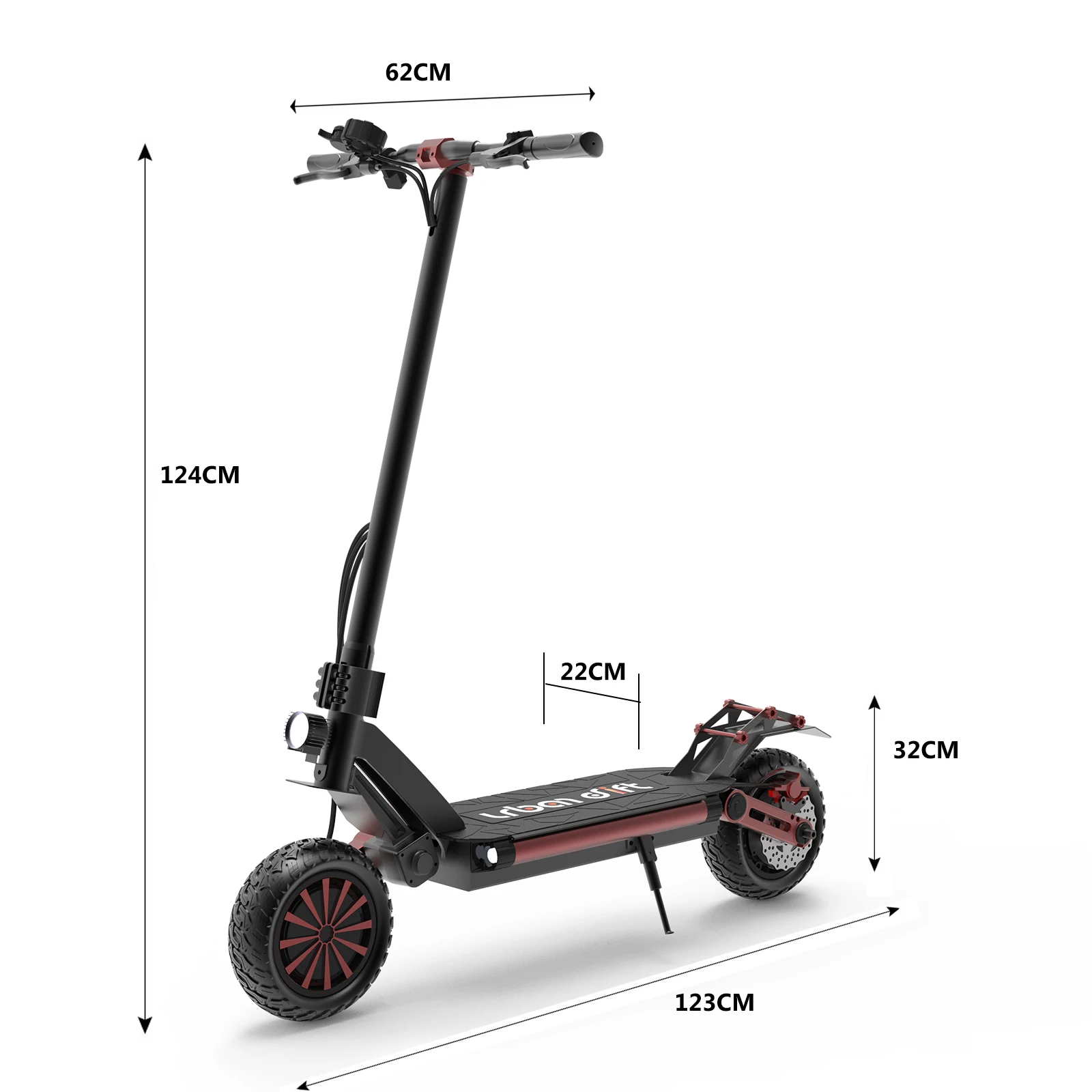 

EU US warehouse drop shipping powerful dual motor 800W*2 off road electric scooter 52V 20Ah long range battery electric scooter