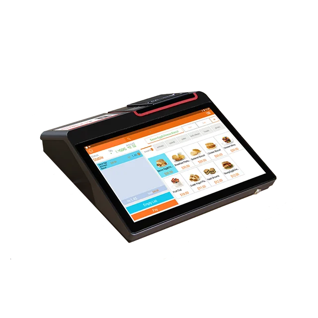 

2021 Hot Sale 12.5 Inches Full HD 1080PDual Screen Restaurant Touch Pos Cashier Machine, Black