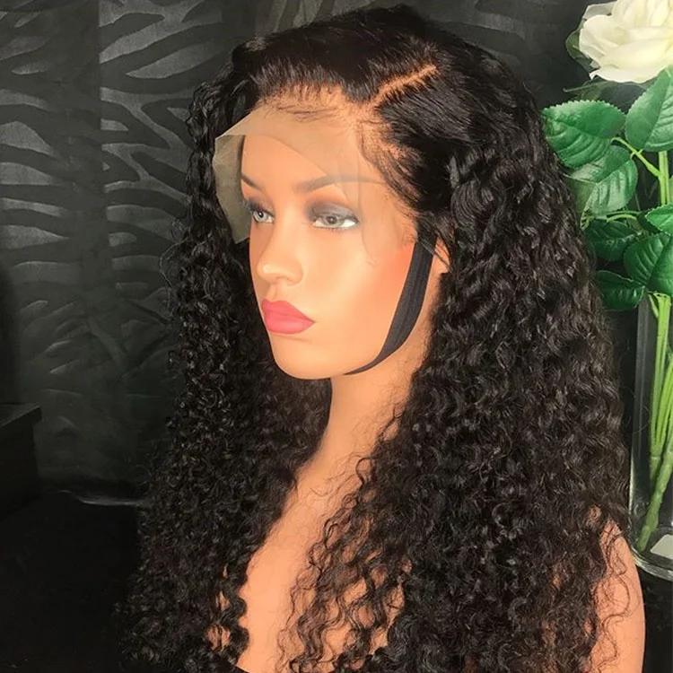 

Brazilian Hair Lace Front Wig With Baby Hair Kinky Curly Human Hair Wigs Shy Luxe Wigs