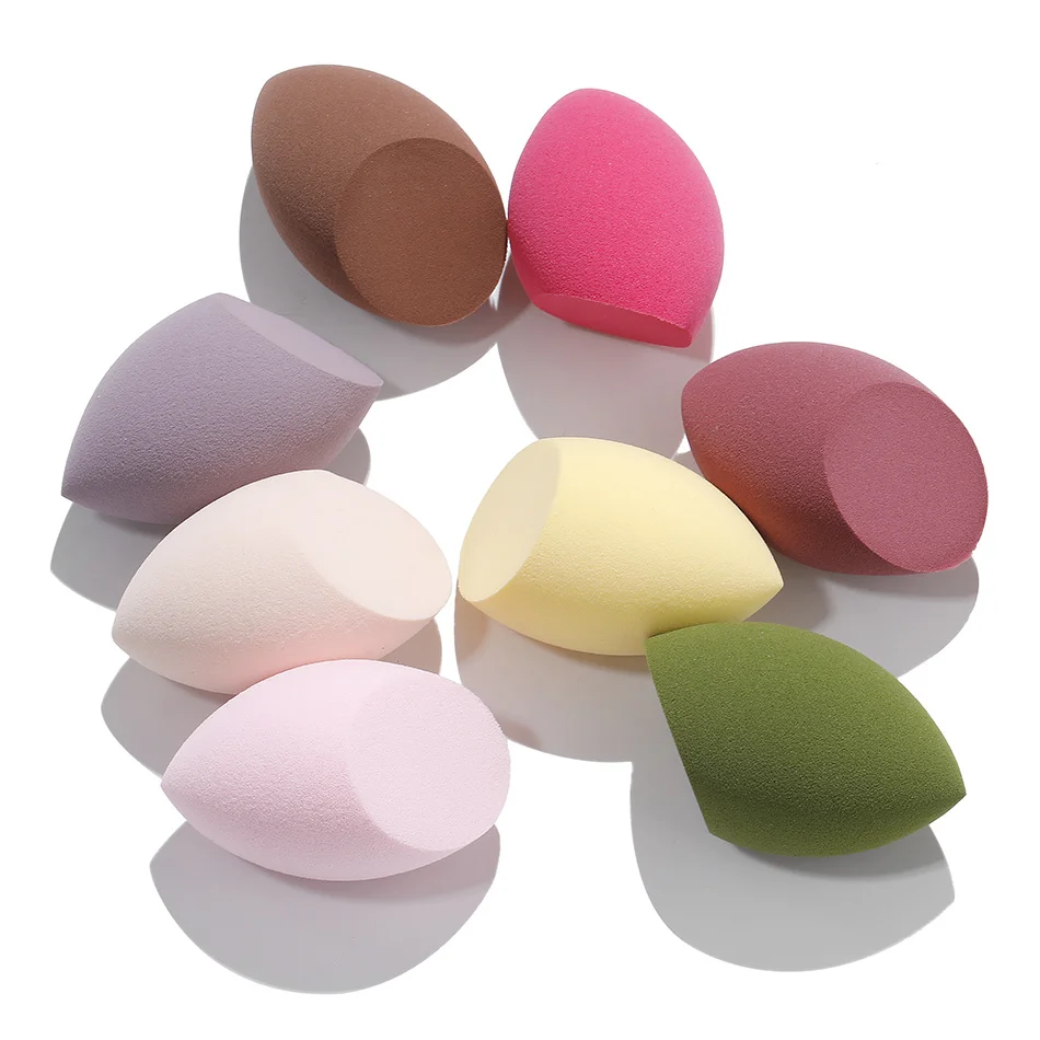 

Wholesale hydrophilic plastic makeup sponge blender custom beauty sponge Cosmetics latex free makeup sponge, Multiple colors