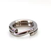 Sterling silver metal 100% high quality stainless steel split ring fishing heavy duty bent