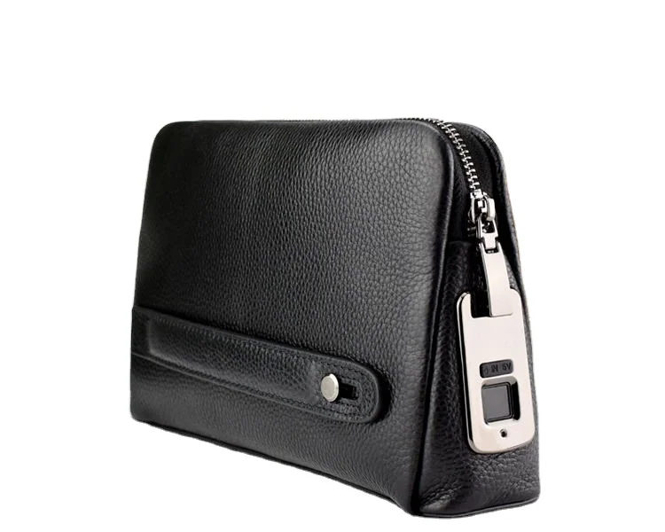 

Fipilock High grade black business smart fingerprint luxury men fashion handbags