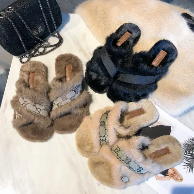 

Hot selling home comfortable warm soft shoes house bedroom women's slippers, White/black/grown