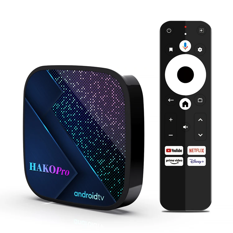 

2023 New Hako pro NetfIix 4K Google Certified TV Box HAKO MINI S905Y4 2GB 16GB /4GB 32GB Android 11 OS Smart Set Top Box HAKOPRO