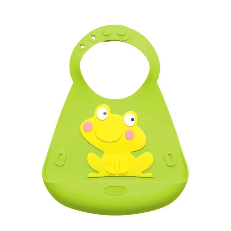 

Factory Price Wholesale Food Feeding 100% Food Grade Easily Clean Bpa Free Silicone Bib