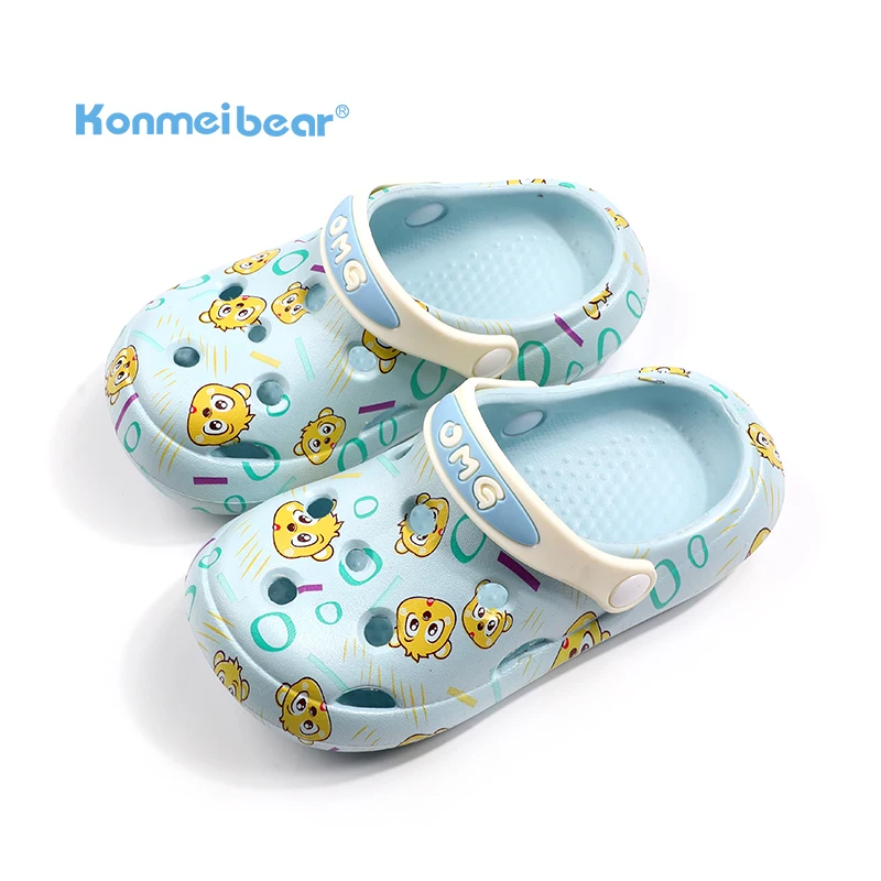 

2021 Super Comfortable Holes EVA Waterproof Anti-slip Hard-wearing Flat Children Gardern Shoes Kids Garden Shoes Children Clogs, White/pink/yellow/blue/green