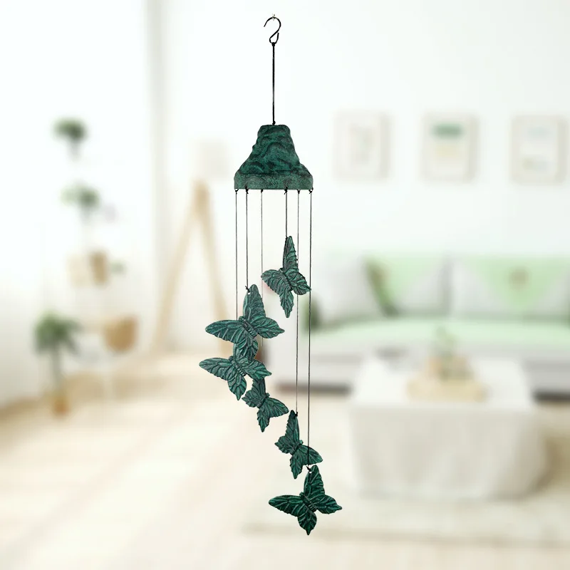 

Retro butterfly wind chime home decoration metal pendant as a holiday gift