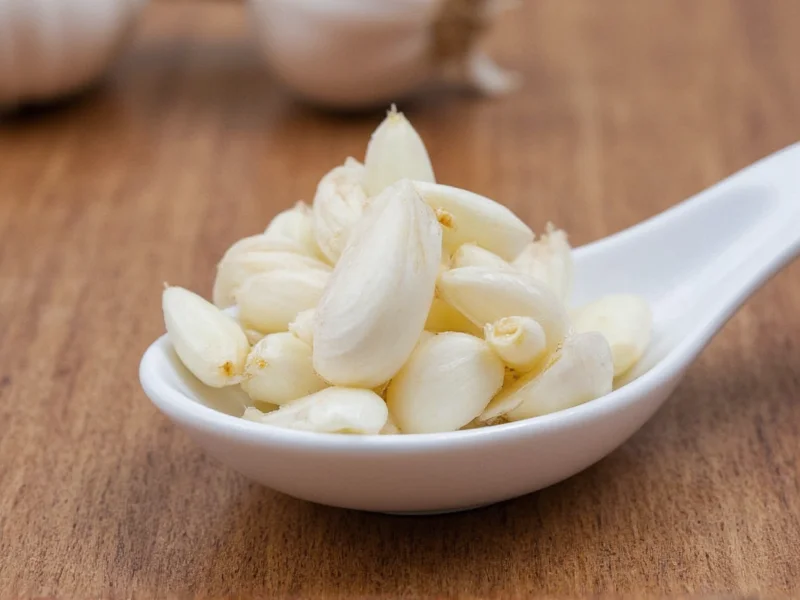 cloves of garlic to teaspoons