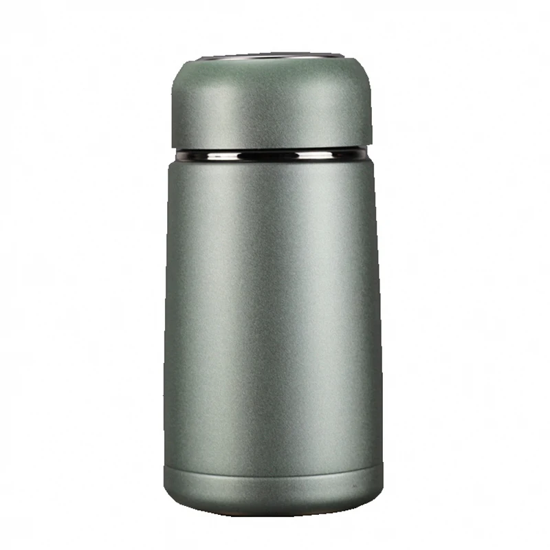 

Double Layer Beverage Thermos Stainless Steel Thermos Mug with Metal Lid Mug