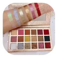 

Luxury customise professional shimmer pressed eye shadow powder high pigment private label eyeshadow palette