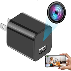 1080P Spy Camera USB Wall Charger For Smart Phone AC Adapter Power Charging With Wifi 4K Mini Hidden Video Cam