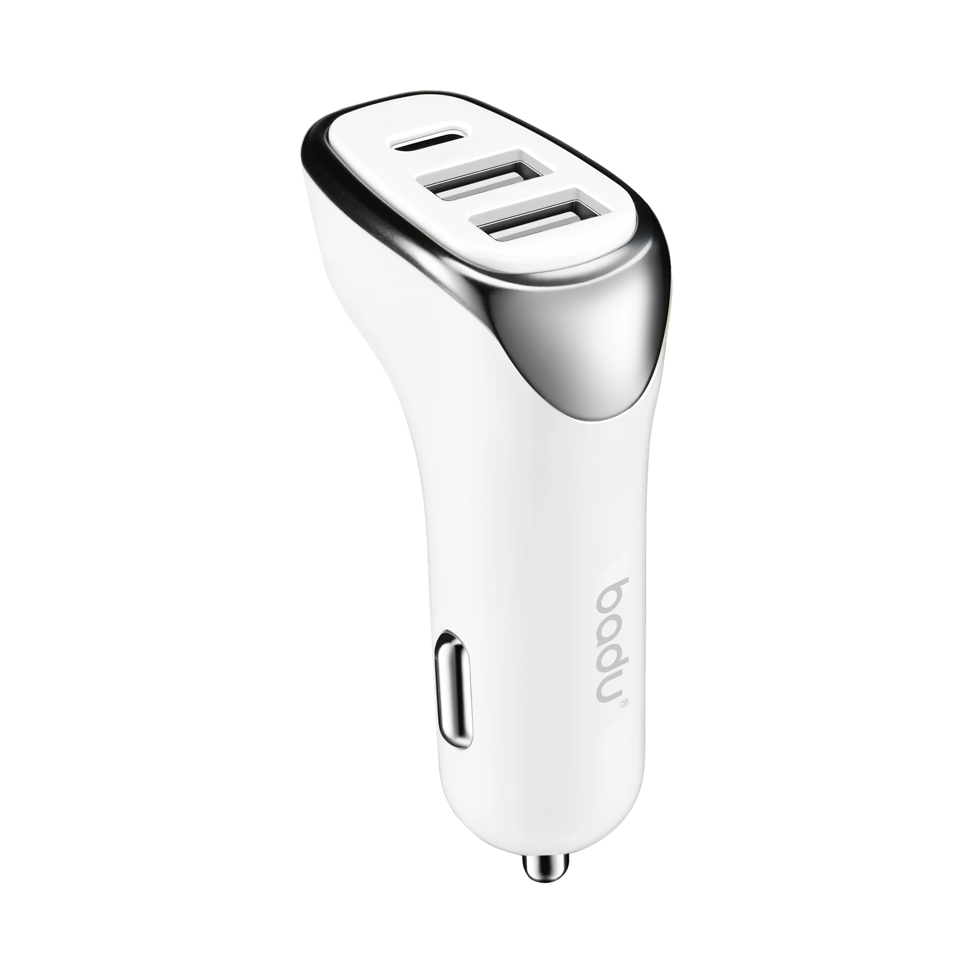 

Factory Hot Selling Quick Charge 2 USB with 1 Type-c Port Car mobile Charger 3 in 1 USB Data Car Charger