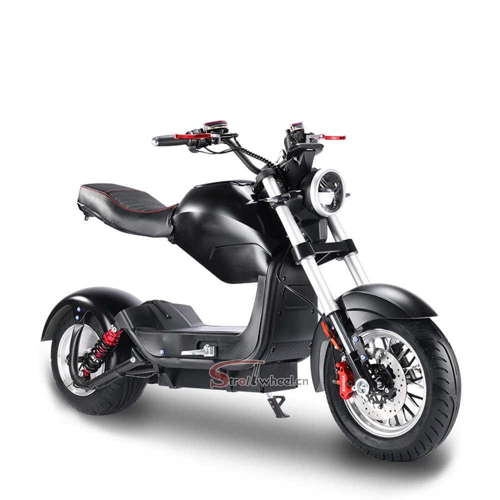 

europe street legal eec approved citycoco electric scooter citycoco 3000w 3000 w fat tire citycoco scooter electrical s cooter, Red