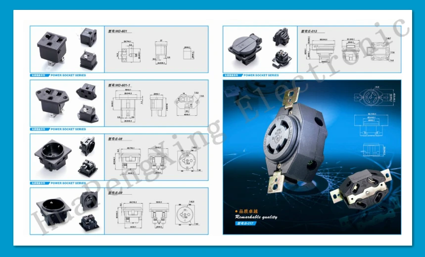 Iec 60320 Iec Re-wireable Plug C14 Male Iec C14 Male Plug 10a 250v Ac ...