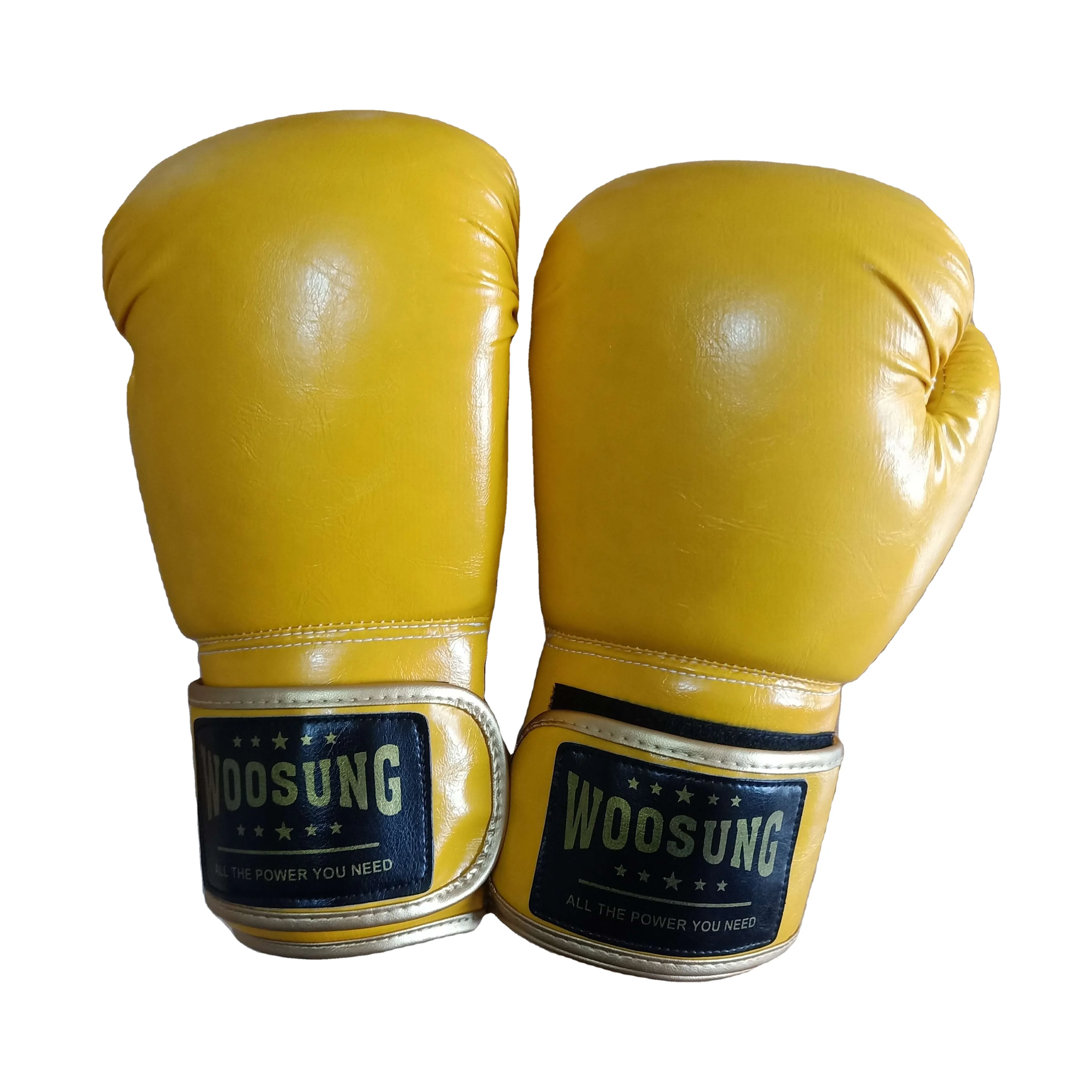 

China factory advanced custom Mini professional 14oz 20oz boxing gloves, Yellow