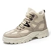 2019 autumn and winter models Martin boots men's high calf tide boots retro tooling desert men's boots