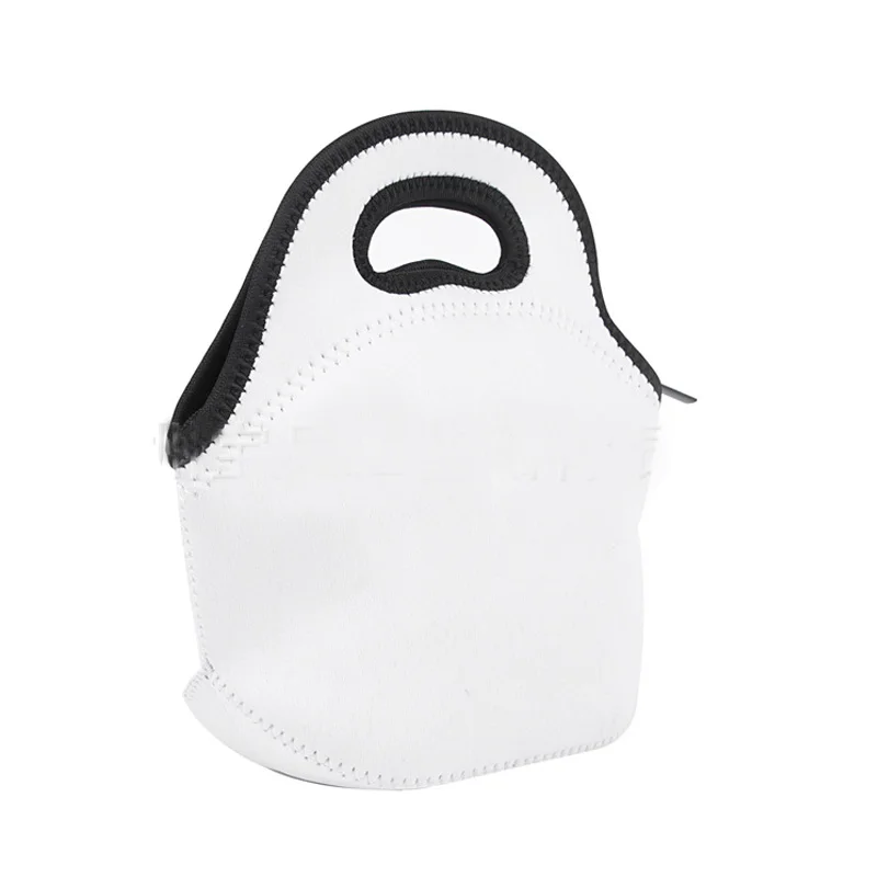 

2020 customized neoprene lunch bag sublimation lunch bag blanks, White