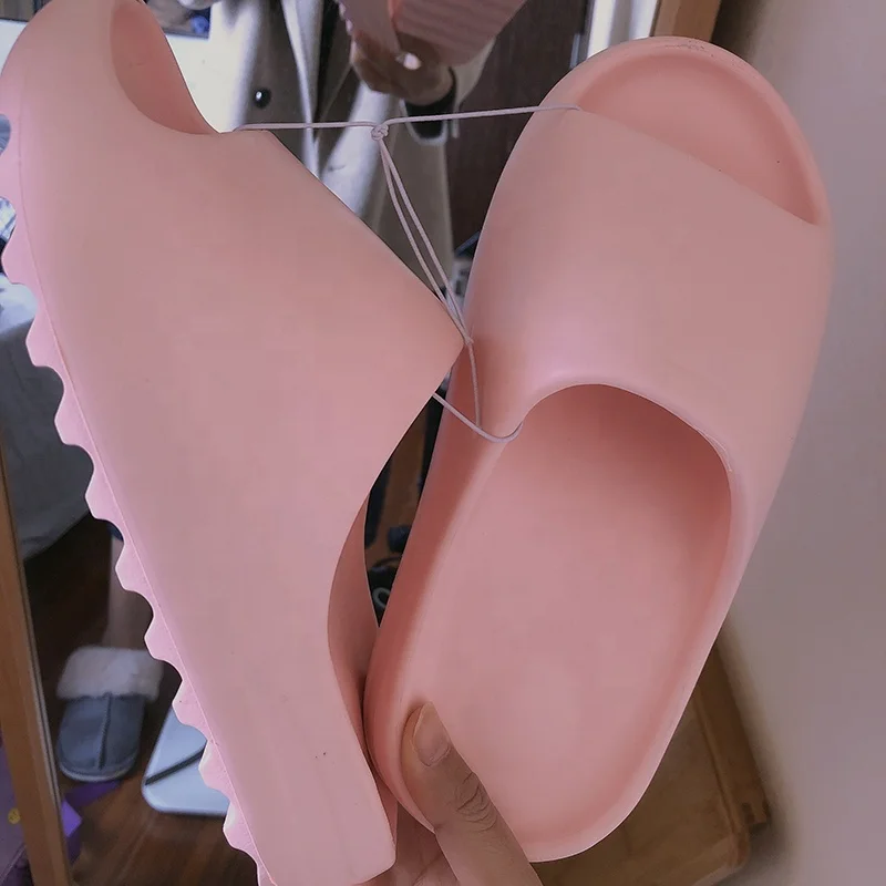 

Wholesale 2021 New Pink Ins Women Slippers Candy Color Outdoor Slides Slippers