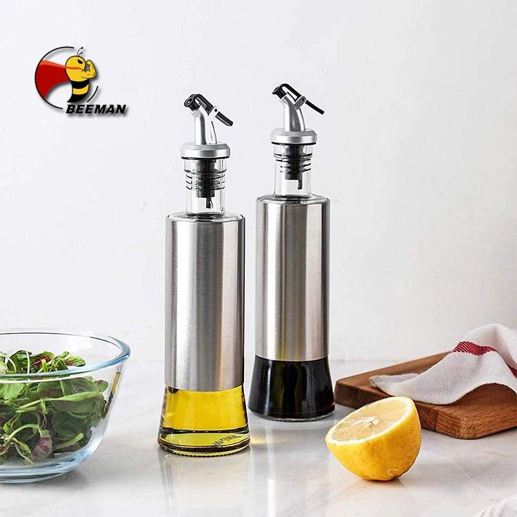 

Beeman Kitchen Manufacturer Stainless Steel Cooking Seasoning Spice Oil Dispenser Bottle Pot