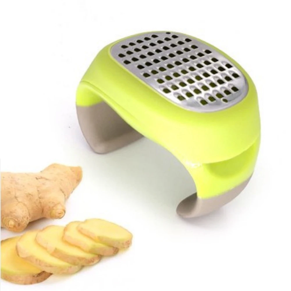 

Latest kitchen gadgets plastic handle ginger press kitchen cheese tools garlic press and slicer stainless steel garlic press, As photo or customized