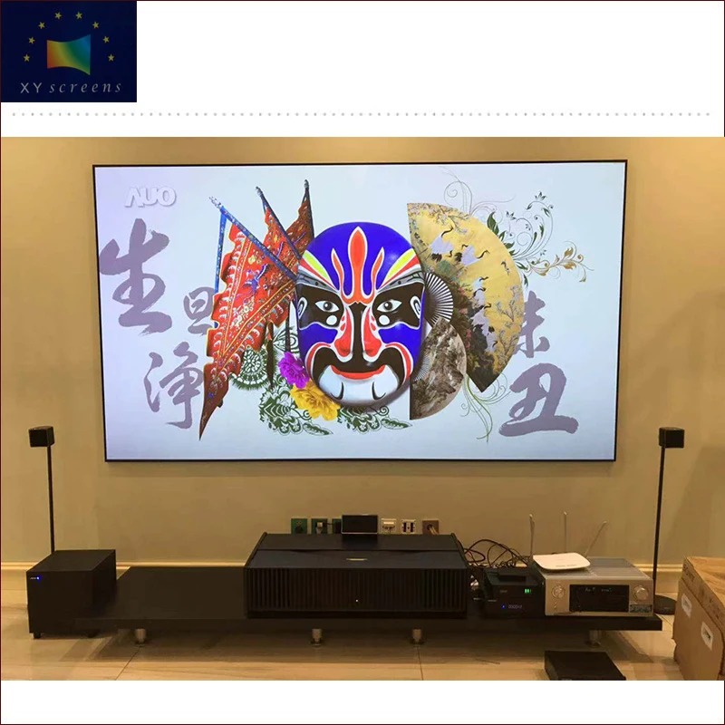 
100 inch PET Crystal ALR UST projector screen for GT5600 Wemax A300 Optoma P1 Xiaomi Mijia Vava home theater Projektionswand 