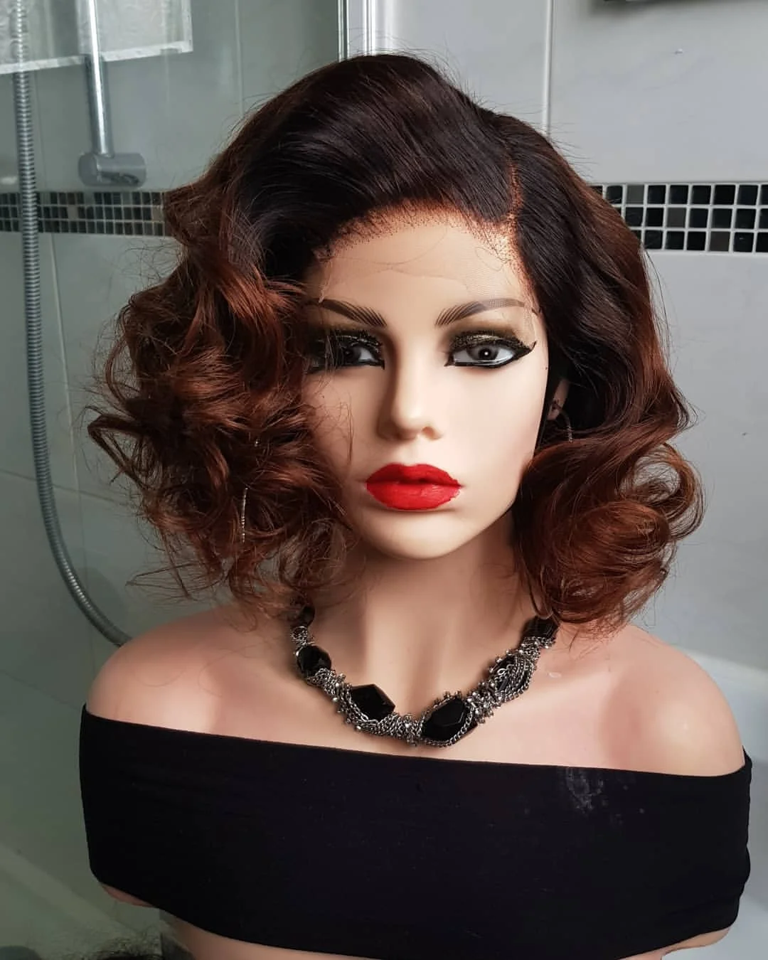 

Full cuticle wave soft natural human hair wig human hair wigs