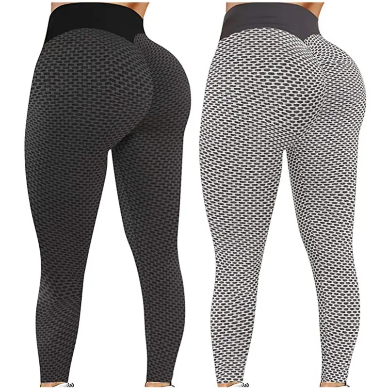 

elastic Butt Lifting fitness Fitness Mesh yoga bubble Pants TikTok Yoga leggings high waist women Yoga leggings, Customized colors