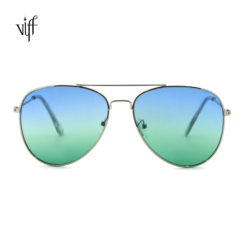 

VIFF HM15148 Classical Metal Shades Sunglasses Men Women Driving Fishing Glasses Pilot Aviation Sunglasses