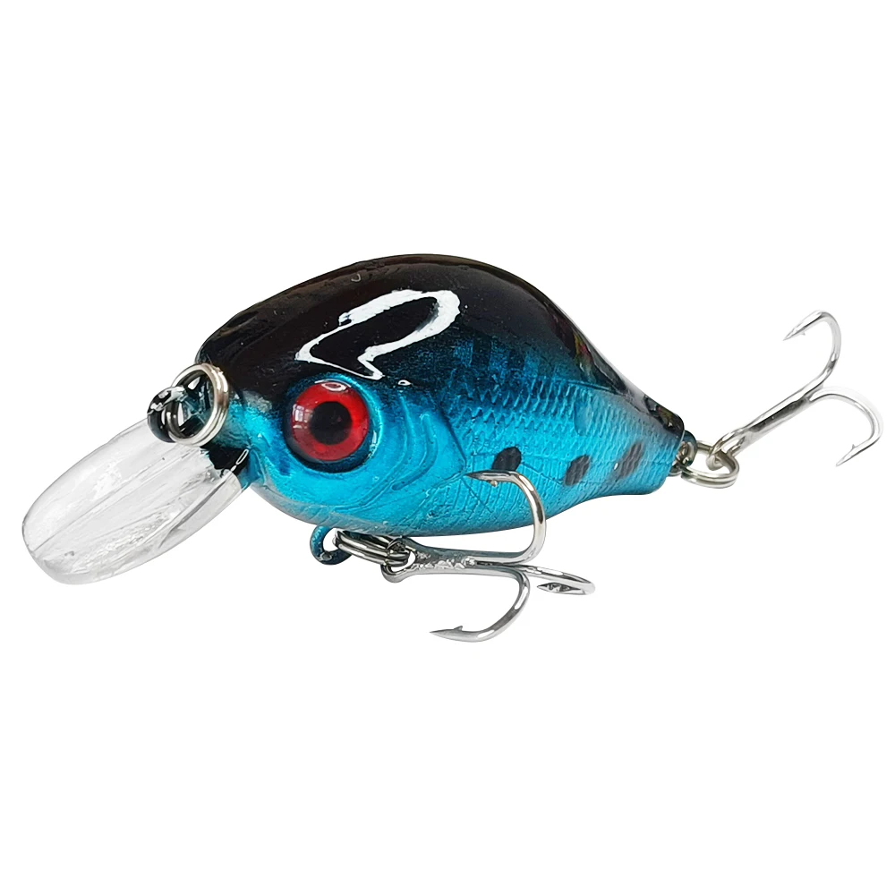 

Newbility 55mm 8.2g Mini Floating Deep Diving Freshwater Bass Fishing Crankbait Lure, Blue