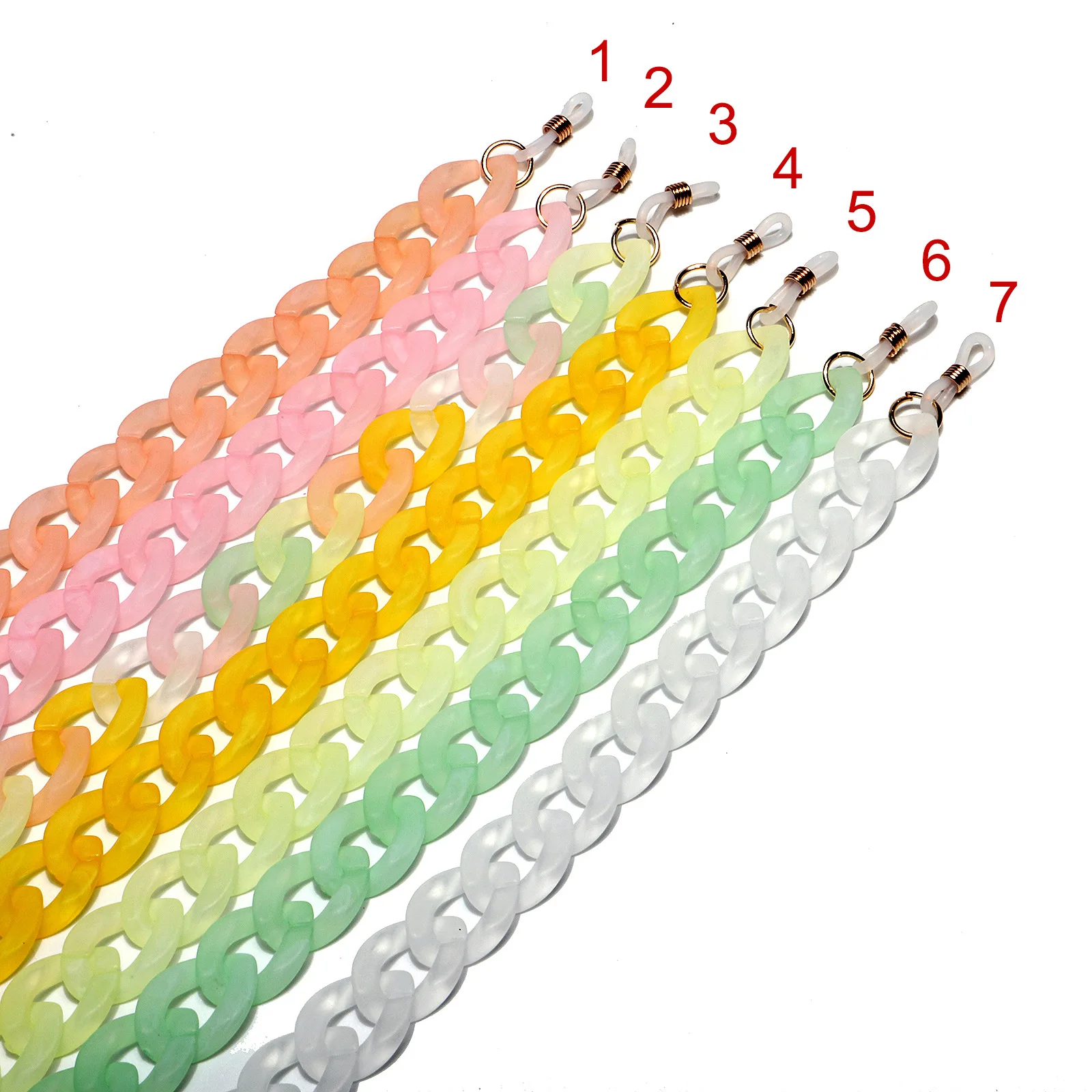 

Eyewear Fashion Acrylic Eyewear Glasses Hanging Neck Chain Sunglasses Chain