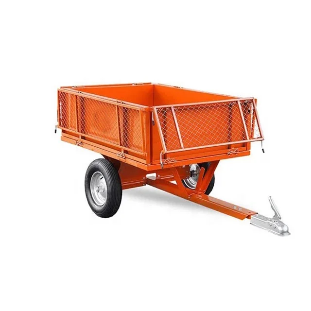 
Utility Lawn tractor attachments ATV/UTV trailer tow behind garden trailer dump cart 