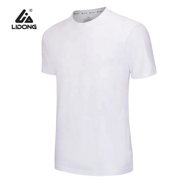 

Polyester 30% Cotton 65% Spandex 5% Muscle Tee New Fashion Lifestyle white T Shirt Wholesale, Gray, red, black, white, navy