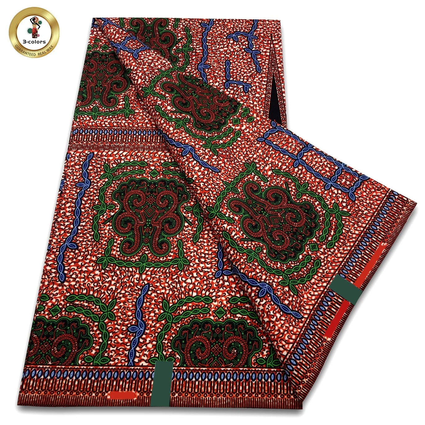 

Manufacturer 100% Cotton wax fabric ankara fabric wax