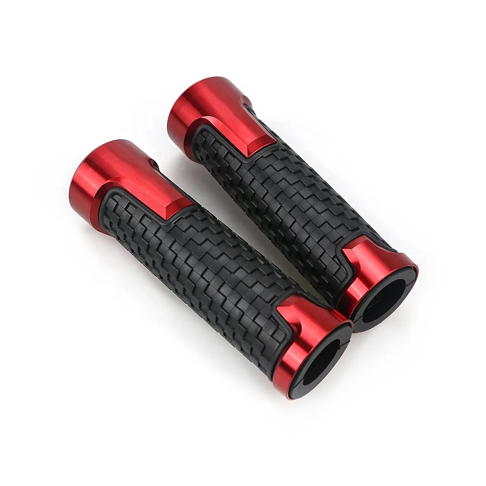 

Motorcycle 22mm CNC Aluminum Rubber Gel Handle Bar Grip Hand Grips for Vespa Scooter LT LX GT GTS GTV 300 250 125 200 Sprint 150