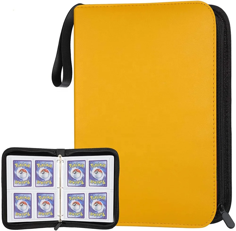 

Custom 400 Pockets Baseball Card Binder Holder - Compatible with TGG Game Cards / Football and Sports Cards etcs