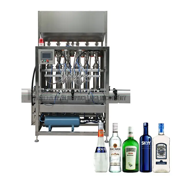 Six Head Automatic Wine Filler Vodka Bottle Filling Machine Buy Vodka