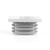 Hottest rectangular male or female thread nylon pipe end cap/tube end cover plastic caps