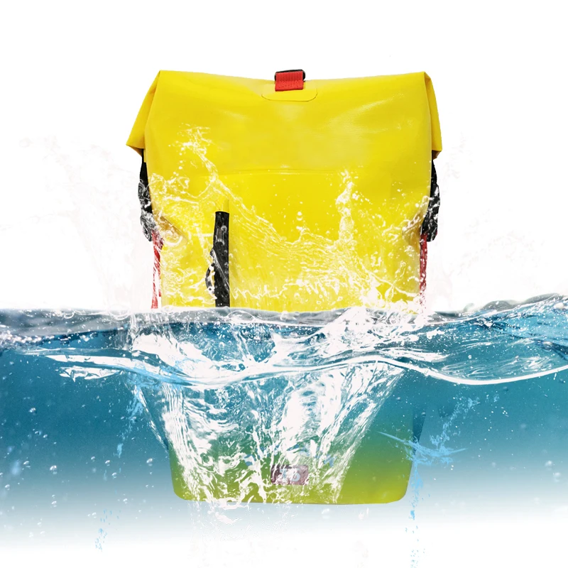 

10% Off Wholesale 15L PVC Roll Top Camping Hiking 100% Waterproof Dry Pack Backpack, Yellow/red/black
