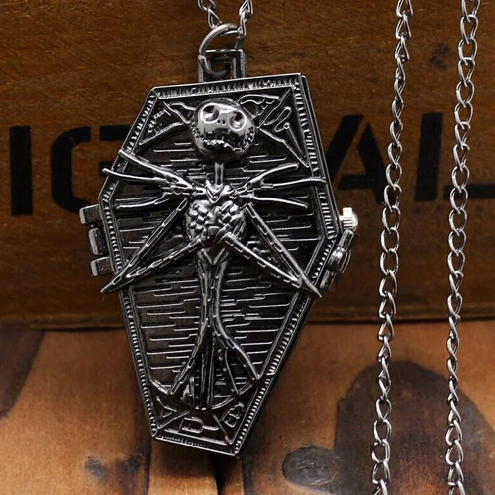 

Vintage BronzeThe Nightmare Before Christmas Pocket Watch Antique Style Pendant Necklace pocket watch manufacturers wholesale