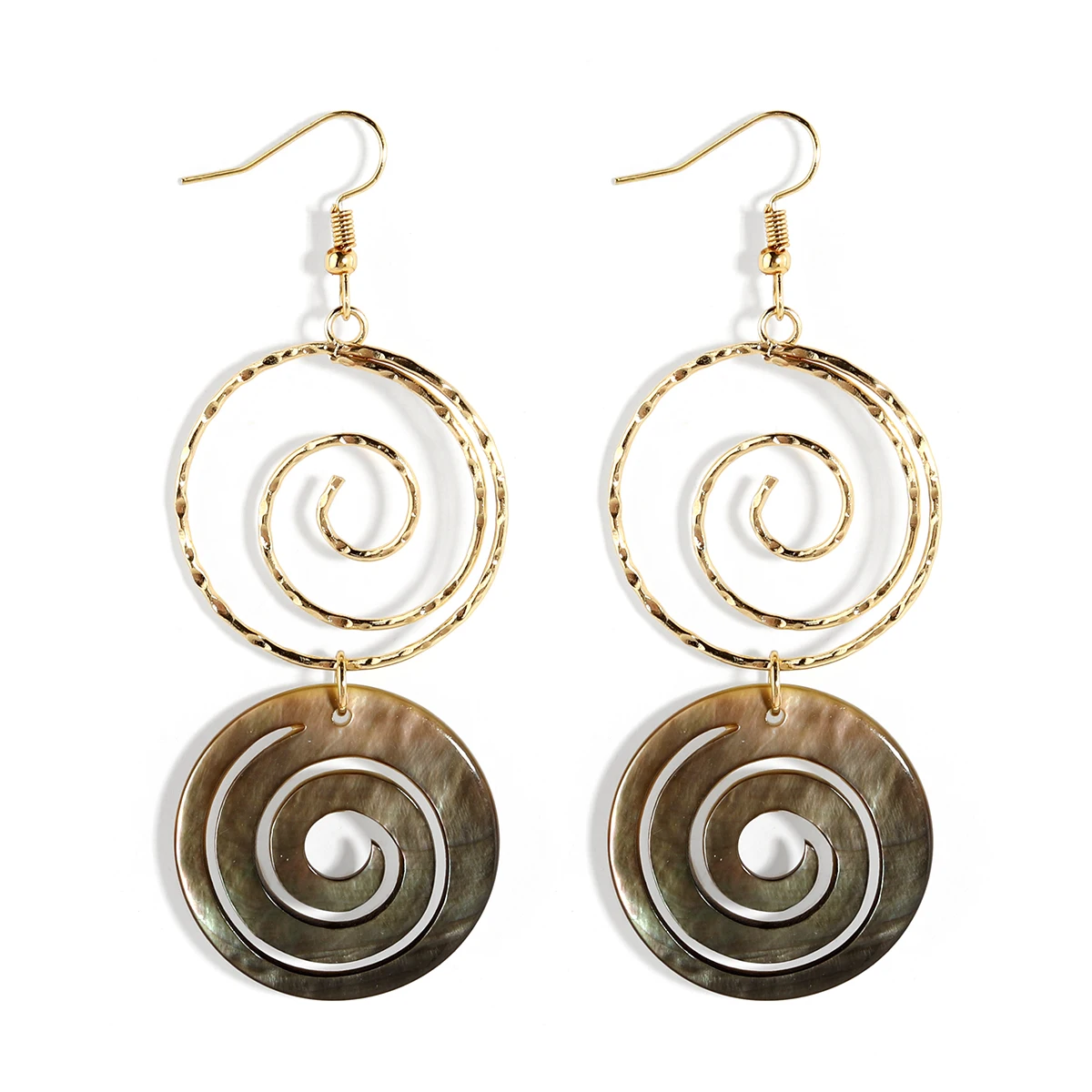 

Vintage tribal 14k gold plated hawaii samoan latest trending earrings jewelry 2023