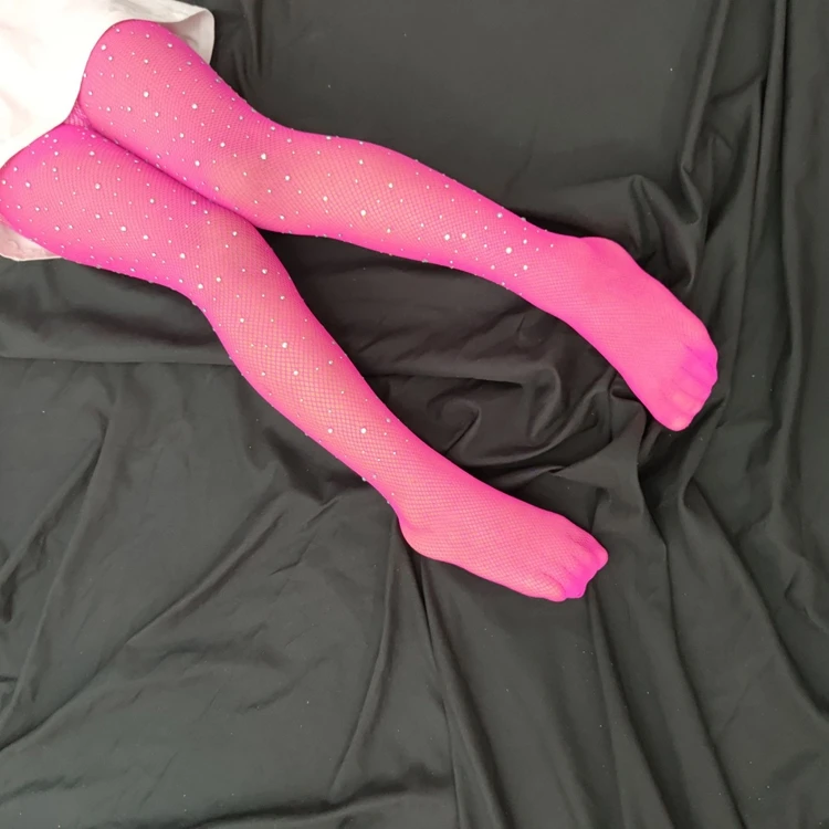 Wholesale Kids Girls Bling Diamond Stockings Children Candy