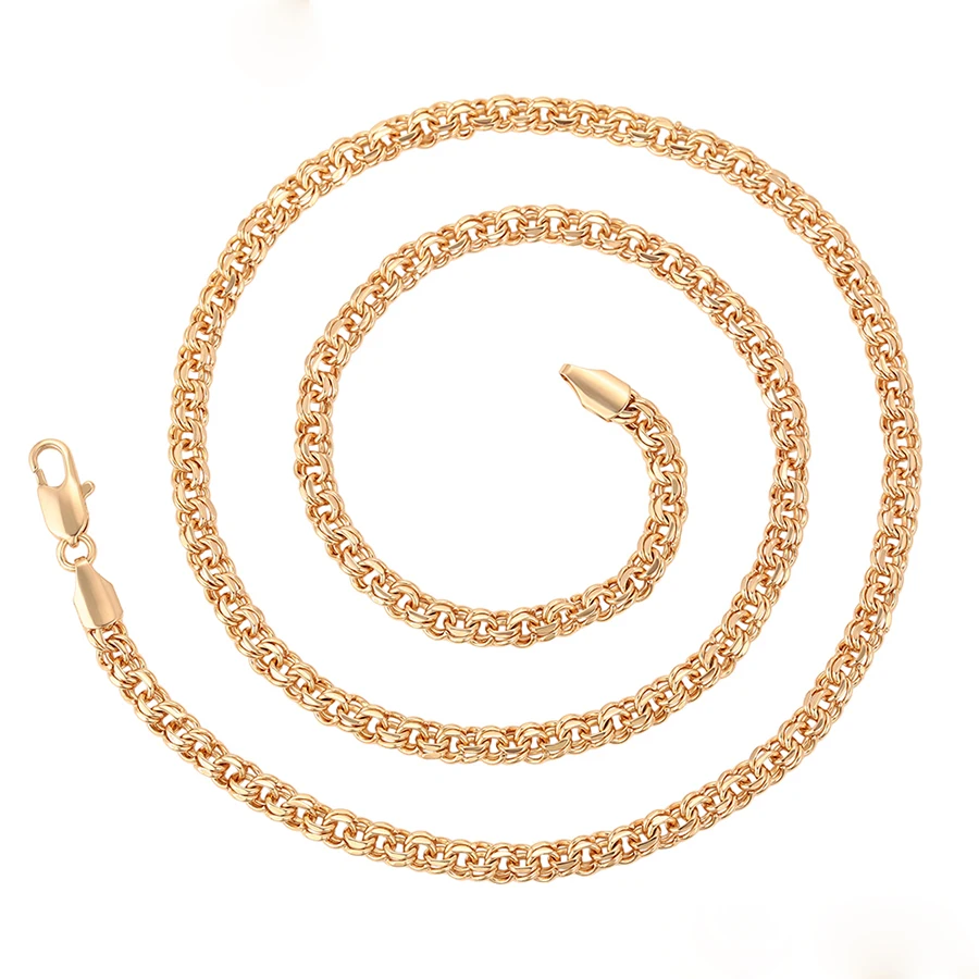 

46158 xuping 2019 latest designs 18K gold color jewelry fashion long necklaces