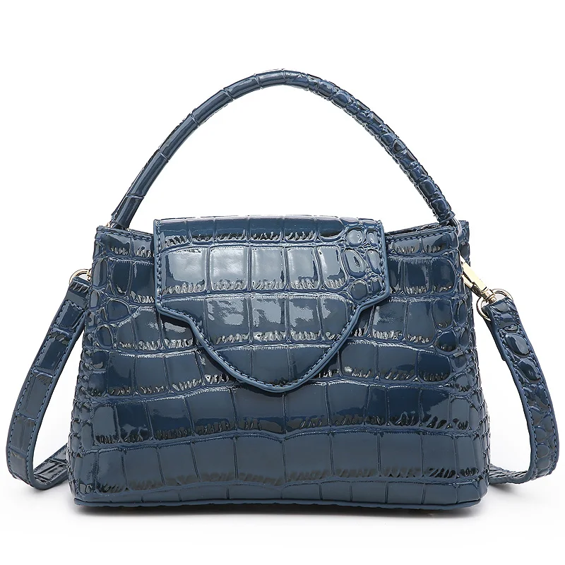 

2020 New Design Crocodile Pattern Handbags Women Quality Leather Shoulder Bag Fashion Crossbody Bag