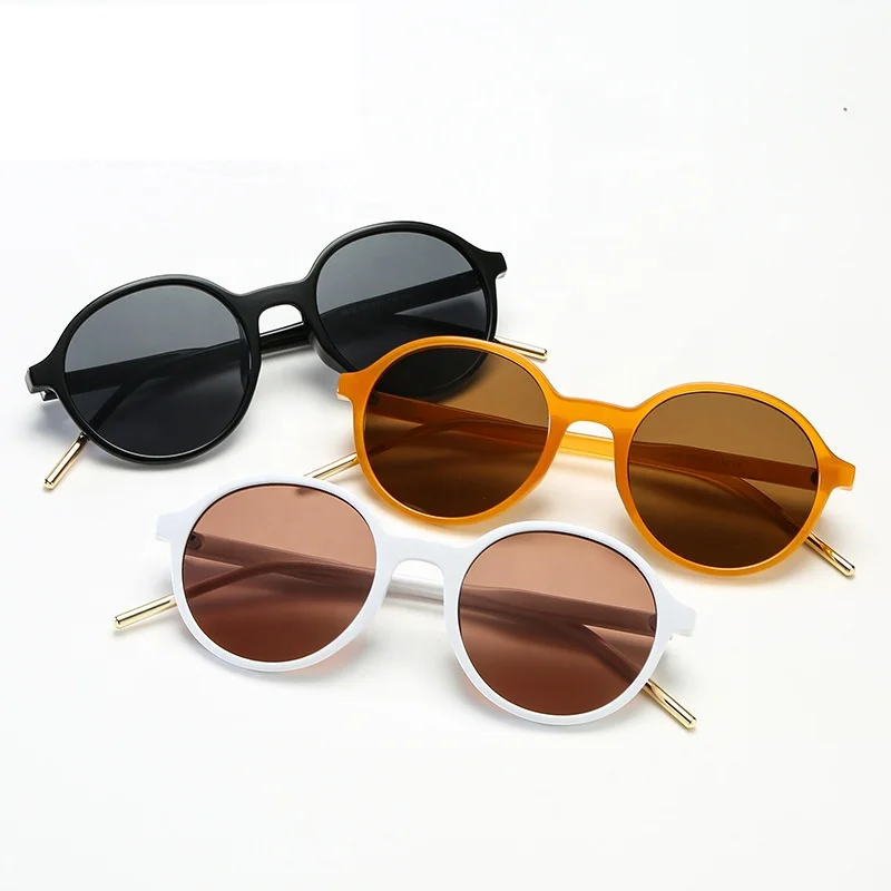 

New retro sunglasses trend for women with round small glasses wholesale in usa
