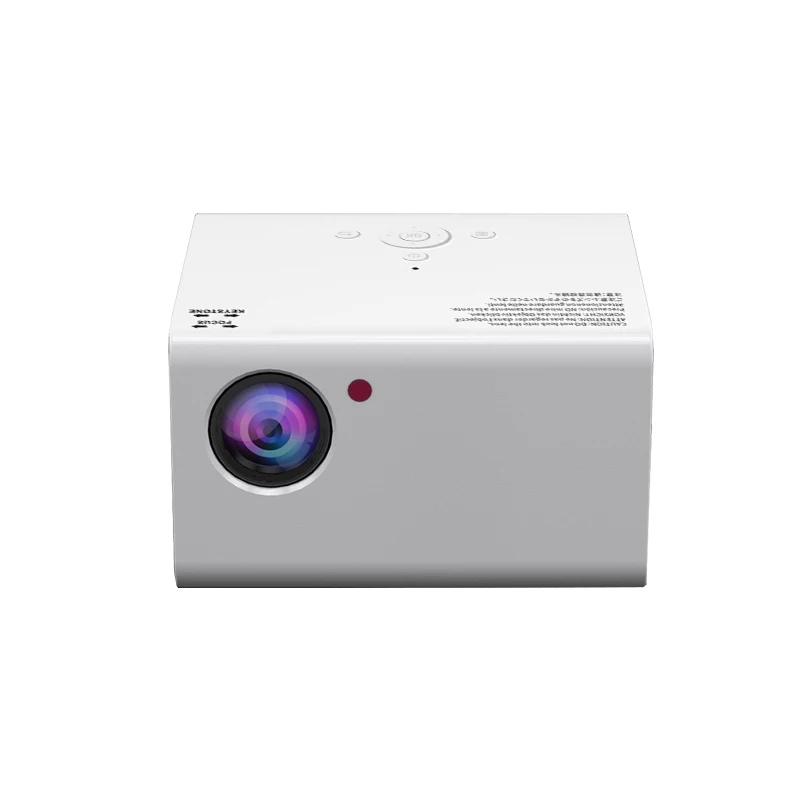 

2021 Newest 1080P 5000 Lumens Home Theater Portable T10 Projector 4K, White